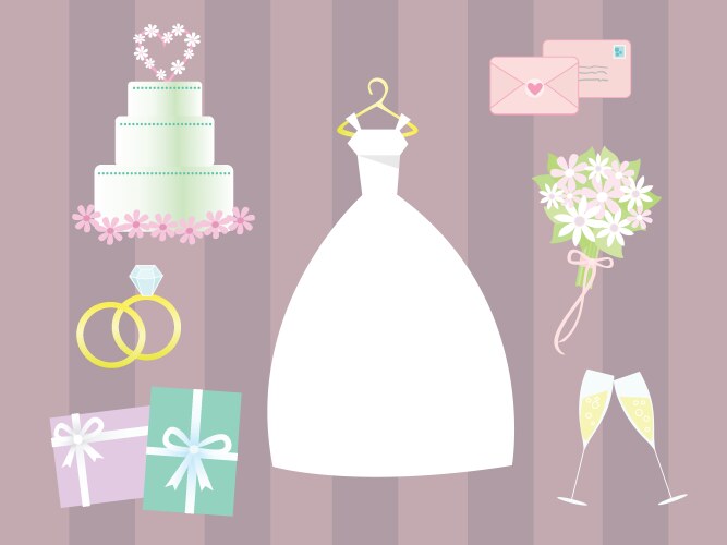 wedding clip art vector