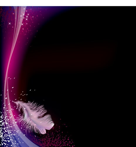 Flaming feather Royalty Free Vector Image - VectorStock