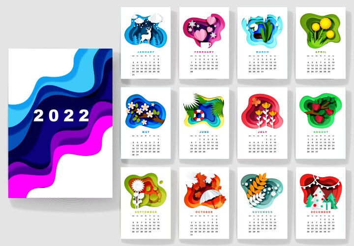 2025 Desk Calendar Template Royalty Free Vector Image