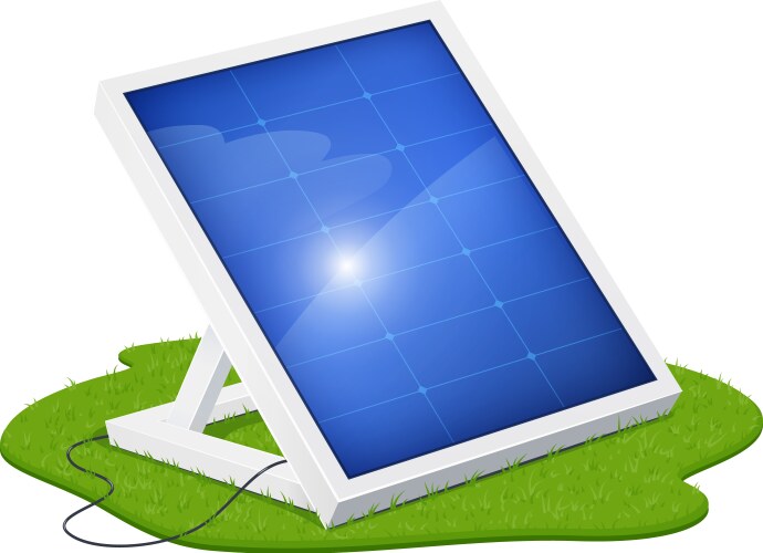 Solar panel isometric 3d icon Royalty Free Vector Image