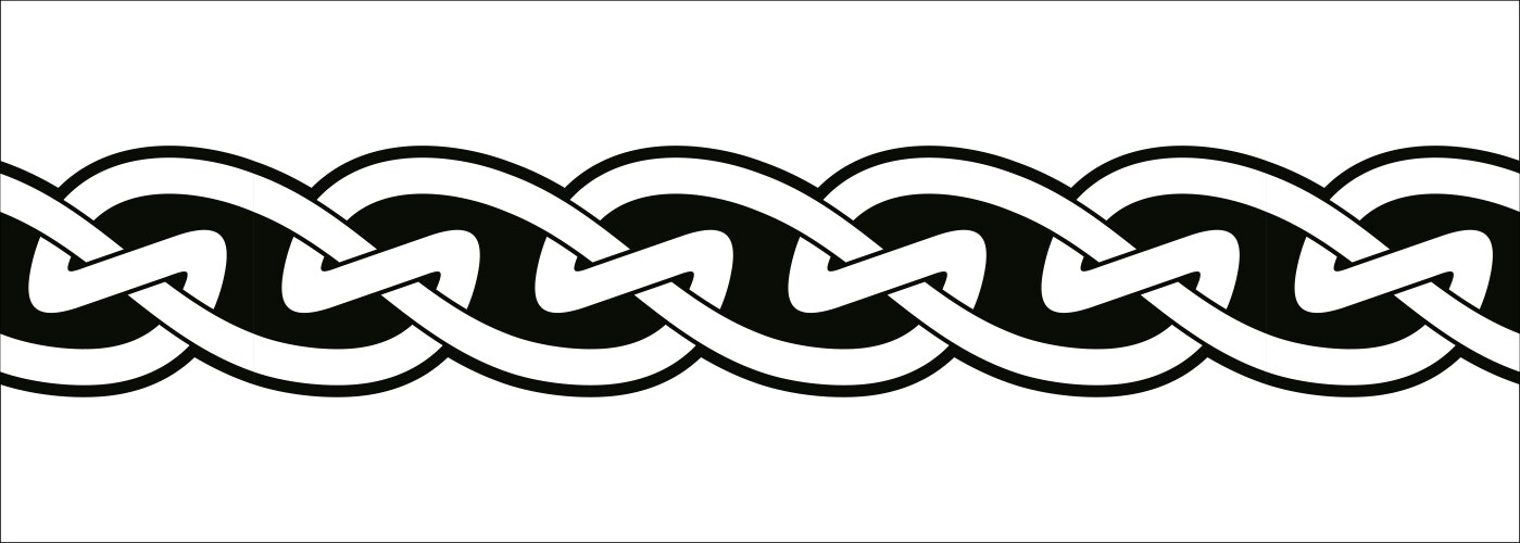 Celtic rope Royalty Free Vector Image - VectorStock