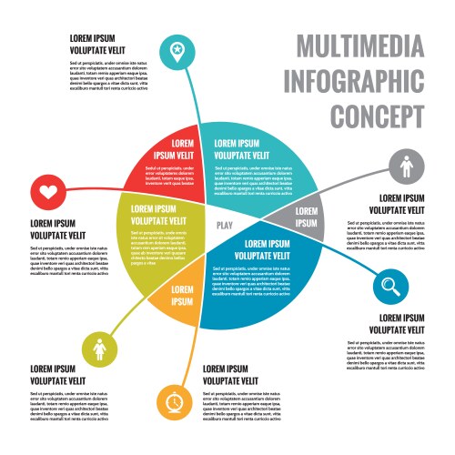 Marketing strategy infographic 10 steps concept Vector Image