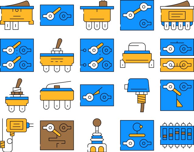 Flow switch Vector Images & Graphics for Commercial Use | VectorStock