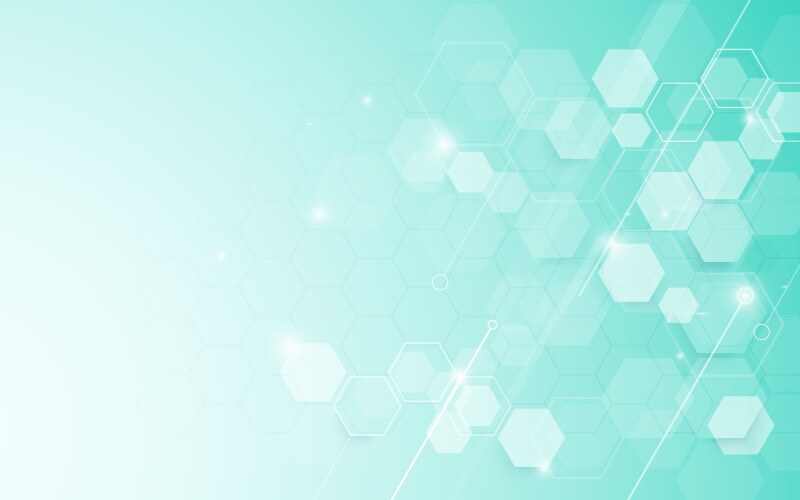 Abstract bright blue background with geometric Vector Image