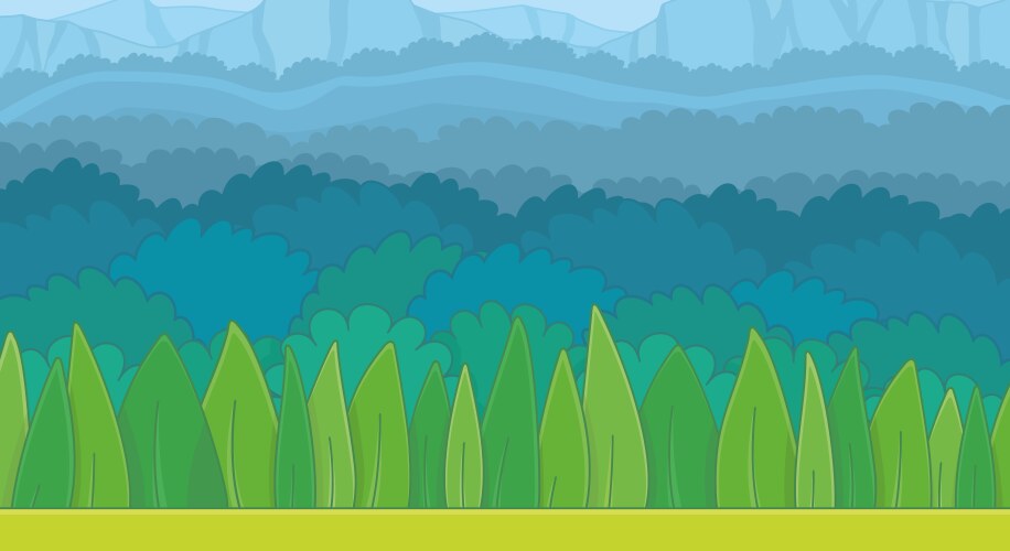 Nature landscape background Royalty Free Vector Image