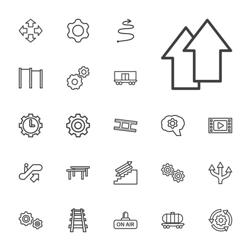 49 motion icons (36780020) – Free Vector | VectorStock