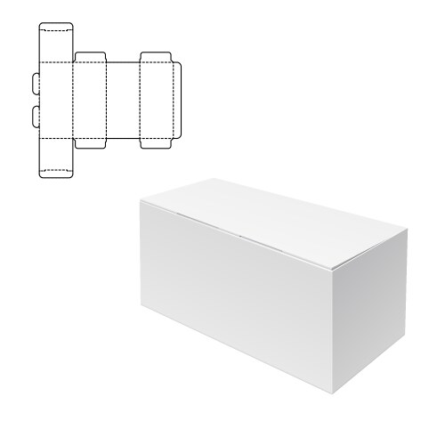 Clear carton box Royalty Free Vector Image - VectorStock