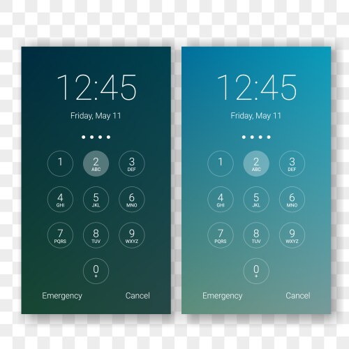 Smartphone outline icon Royalty Free Vector Image