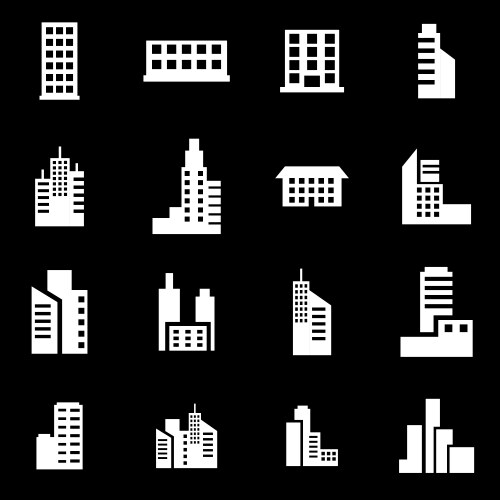 Company building icon Royalty Free Vector Image