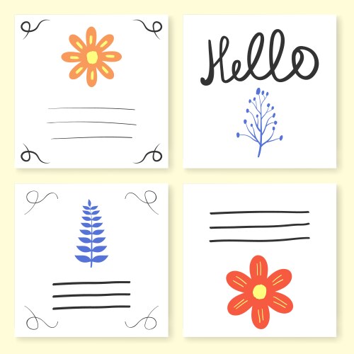 card templates vector image