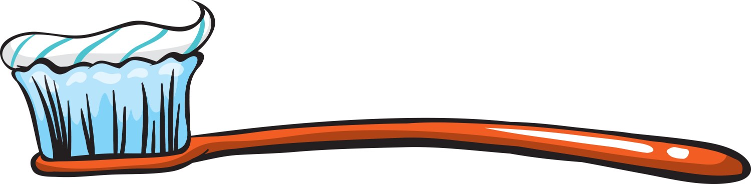 Toothbrush and toothpaste Royalty Free Vector Image