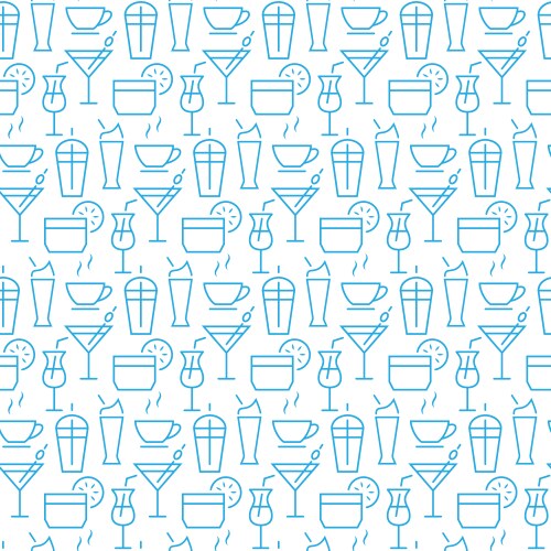 Seamless rainbow pattern on white background Vector Image