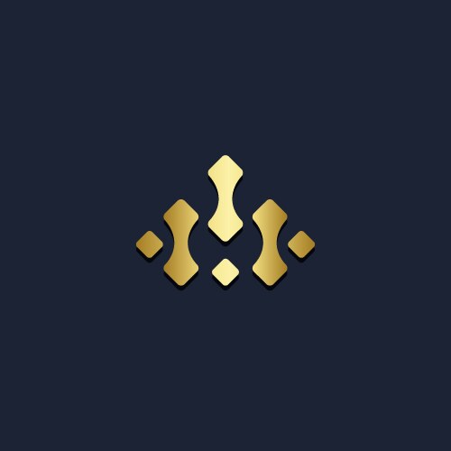 Tg logo monogram with gold colors and shield Vector Image