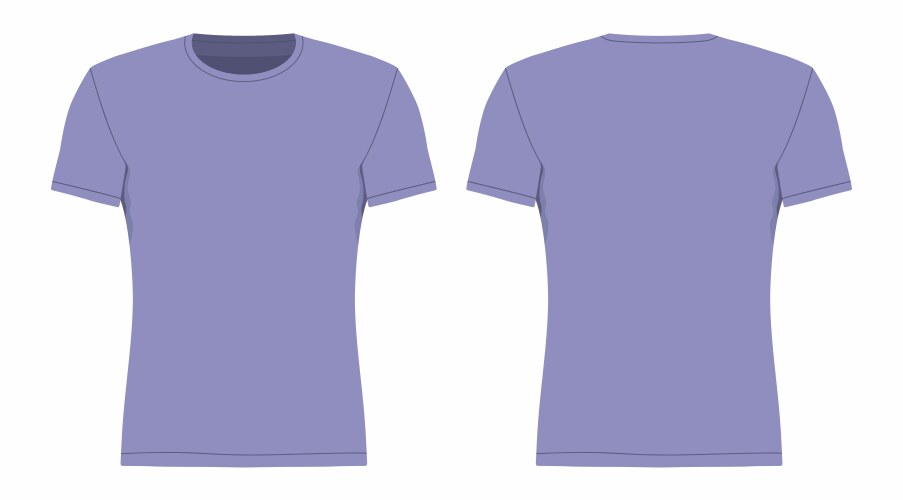 mens purple t shirt vector image