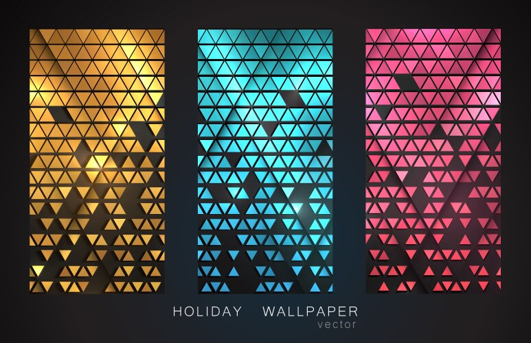 Triangle Abstract Background Gold Abstract gold background Royalty Free Vector Image