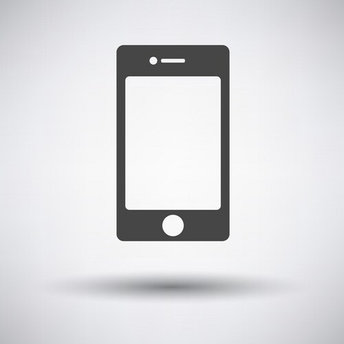 Black smartphone Royalty Free Vector Image - VectorStock