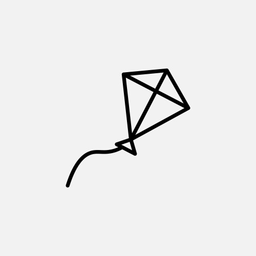 Kite Flying Line Art Vector Images (over 1,000)