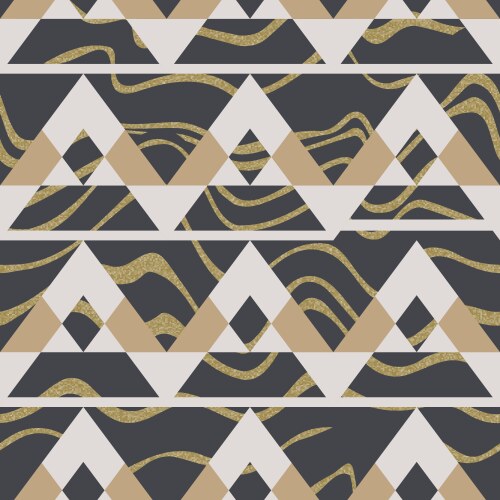 Egyptian geometric pattern vector image