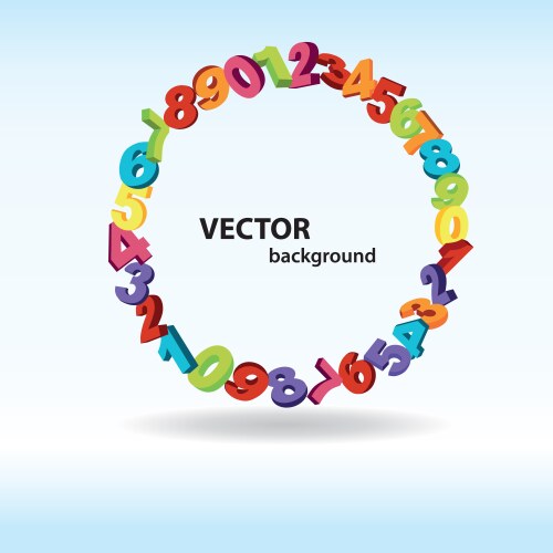 Mathematical background Royalty Free Vector Image
