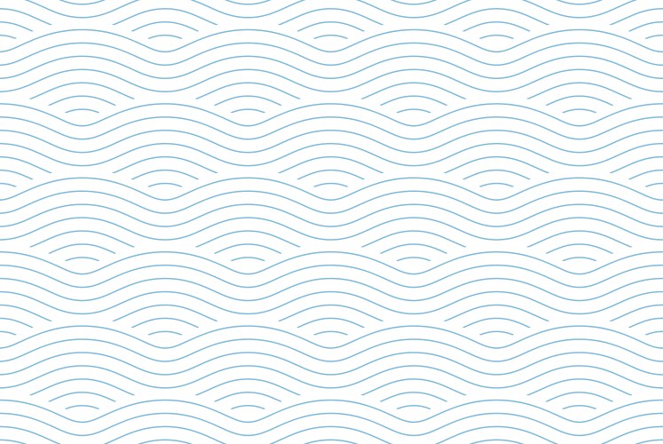 Seamless ocean wave pattern Royalty Free Vector Image