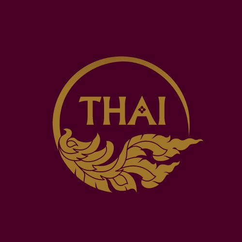 thai art element for graphic design vector image