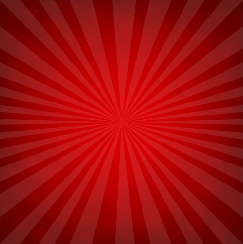 Red rays poster burst Royalty Free Vector Image