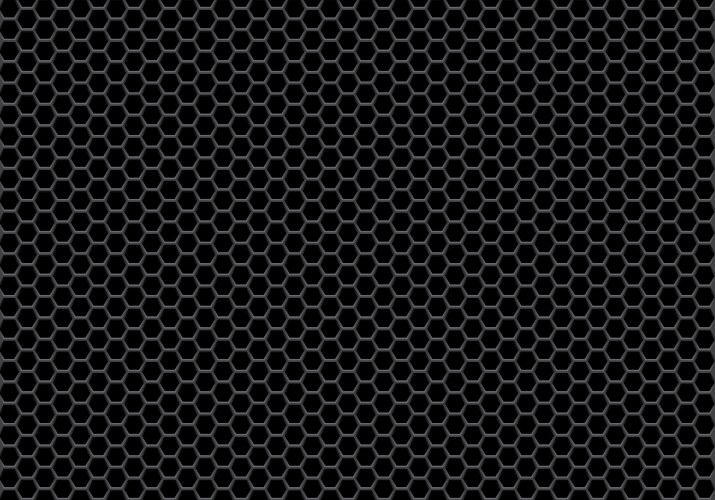 abstract black hexagon mesh background vector