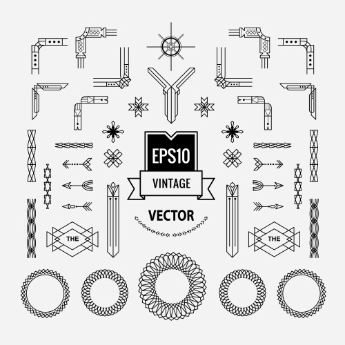 Art Deco Line Royalty Free Vector Image Vectorstock Art Deco Line Royalty Free Vector Image Vectorstock