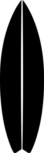 Surfboard isolated on white background perfect Vector Image