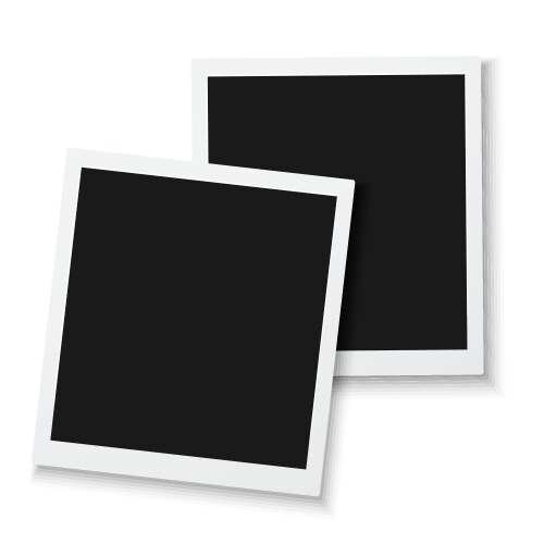 Polaroid frame Royalty Free Vector Image VectorStock
