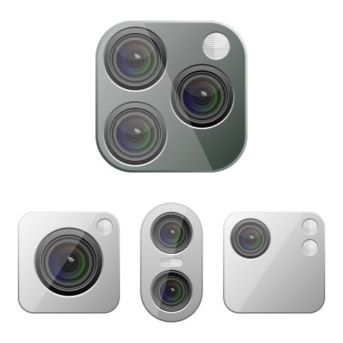 Back camera smartphone Vector Image