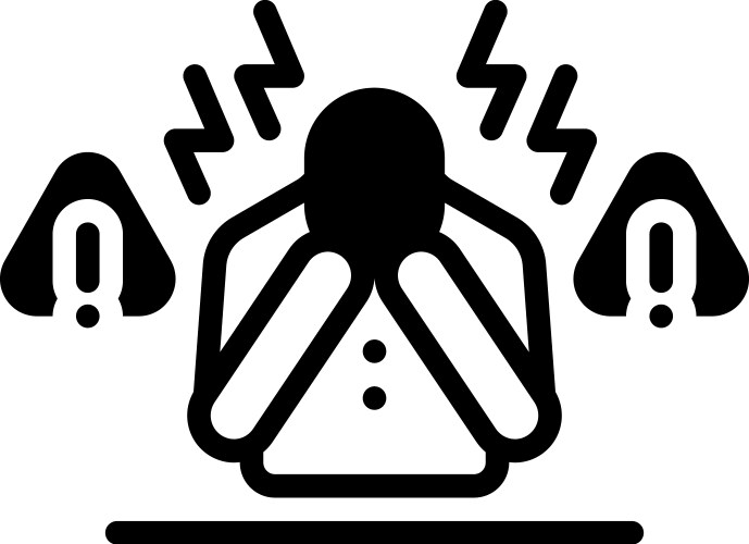 Panic attack royalty free vector image vectorstock