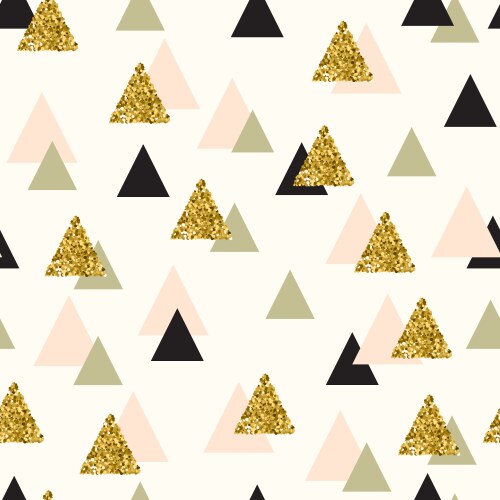 Seamless triangle pastel texture pattern Vector Image