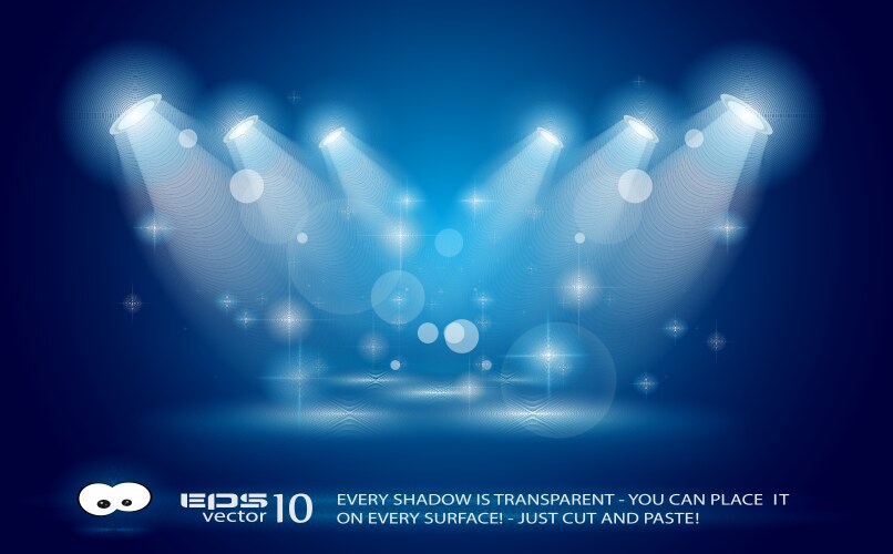 Concert lights Royalty Free Vector Image - VectorStock