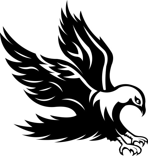 Eagle bird tribal Royalty Free Vector Image - VectorStock