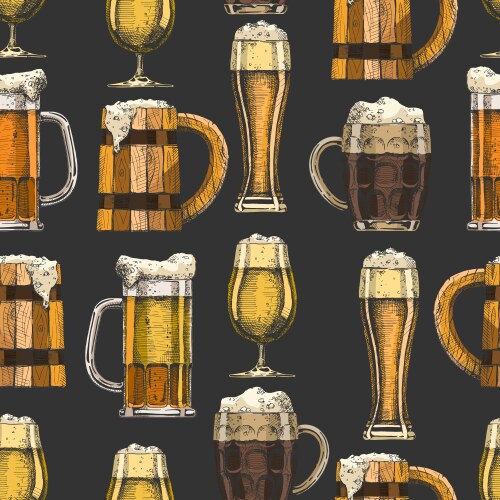 Beer set Royalty Free Vector Image - VectorStock