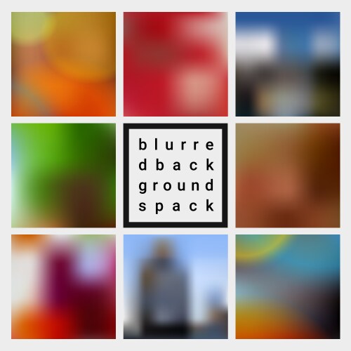 Abstract gradient blurred background in dark Vector Image