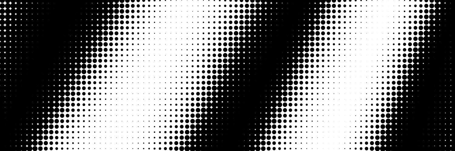 Wavy line halftone pattern on white Royalty Free Vector