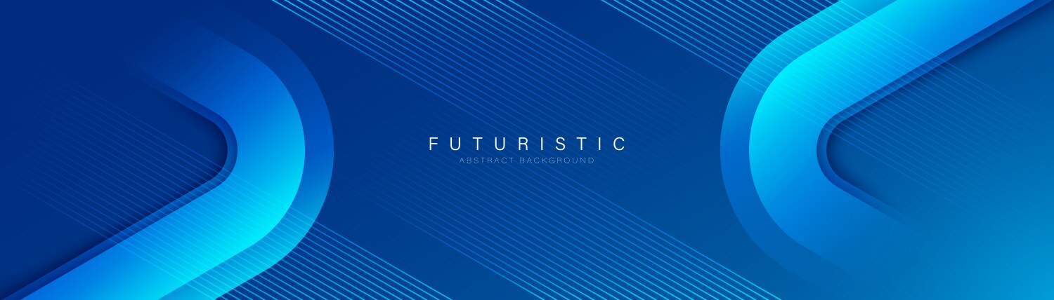 Abstract blue background dynamic arrow modern Vector Image