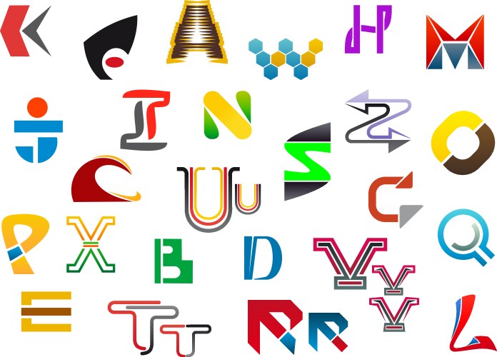 Letter Symbol Collection vector image