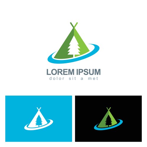 Mountain Pine Logo Royalty Free Vector Image - VectorStock