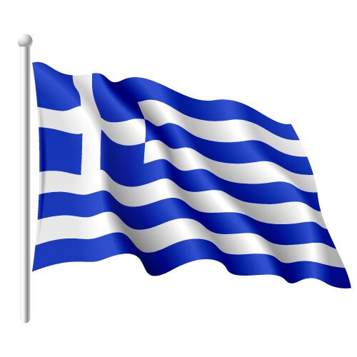 Greek Flag Vector Image