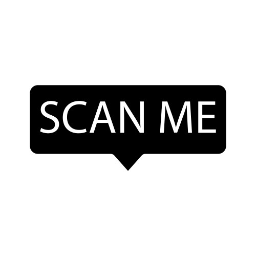 Scan me pin map device location marker navigation vector image