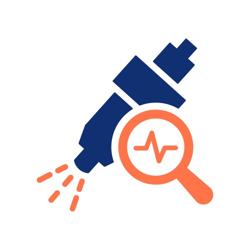 High pressure fuel pump repair icon on white – Royalty-Free Vector ...