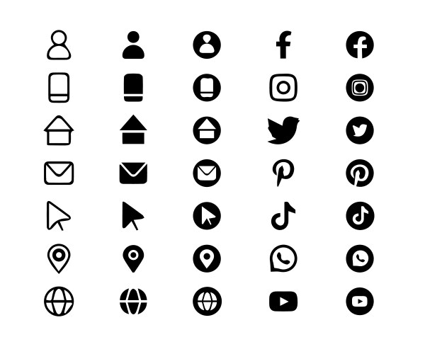 Facebook Contact Icon Vector Images (over 970)