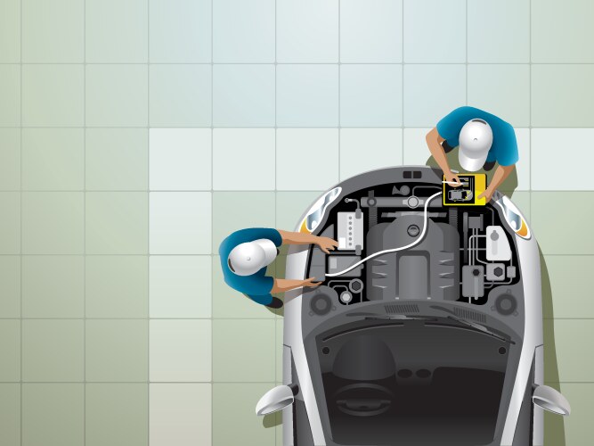 Engine Lab Testing Vector Image Car engine Vector Images & Graphics for Commercial Use | VectorStock