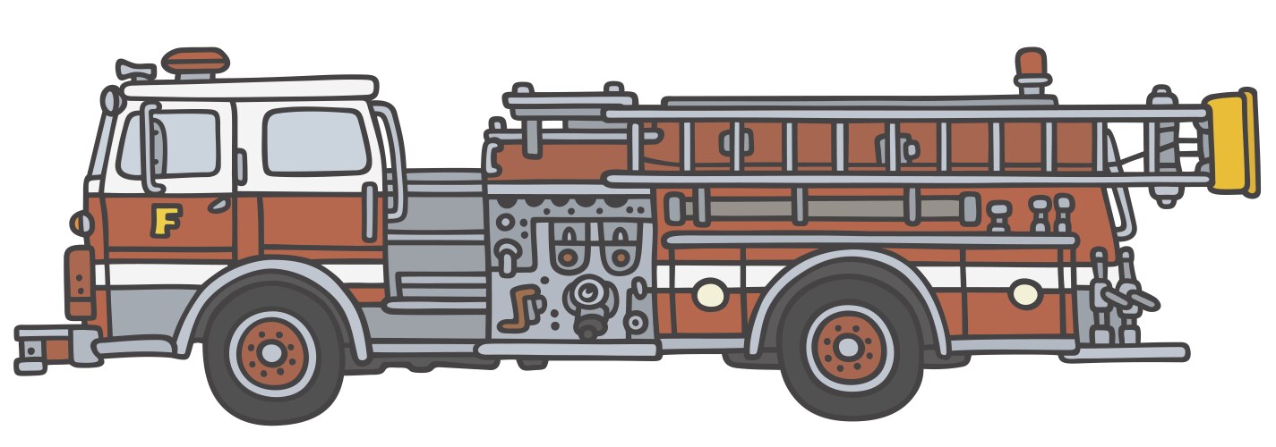 Fire truck Royalty Free Vector Image - VectorStock