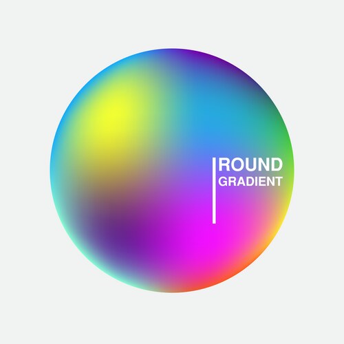 Colorful Gradient Orbs Vector Image