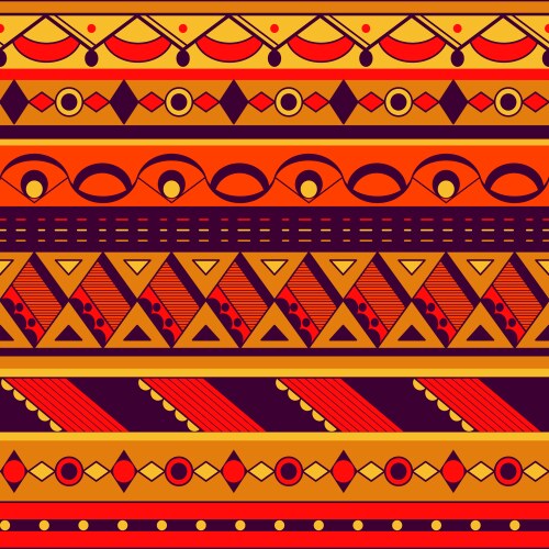 Seamless ethnic background Royalty Free Vector Image