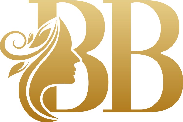Initial bb face beauty logo design templates Vector Image